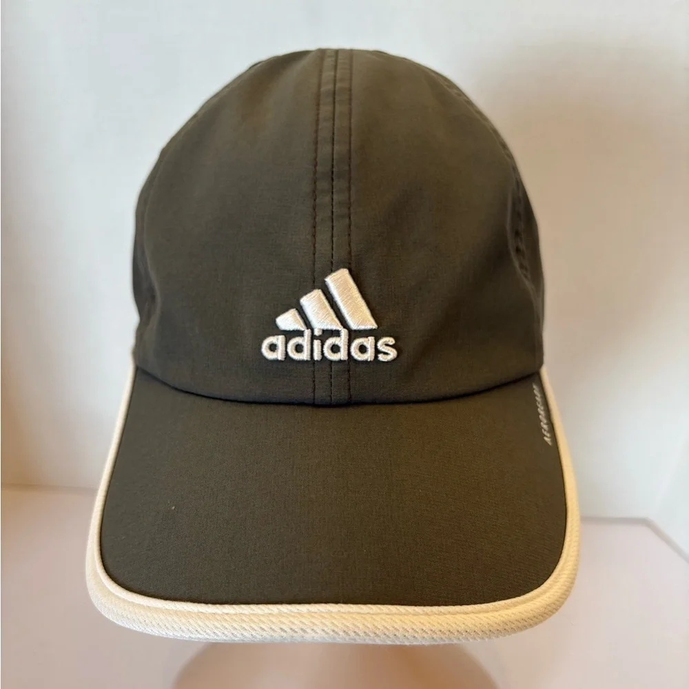 Adidas dark gray aero ready hat cap